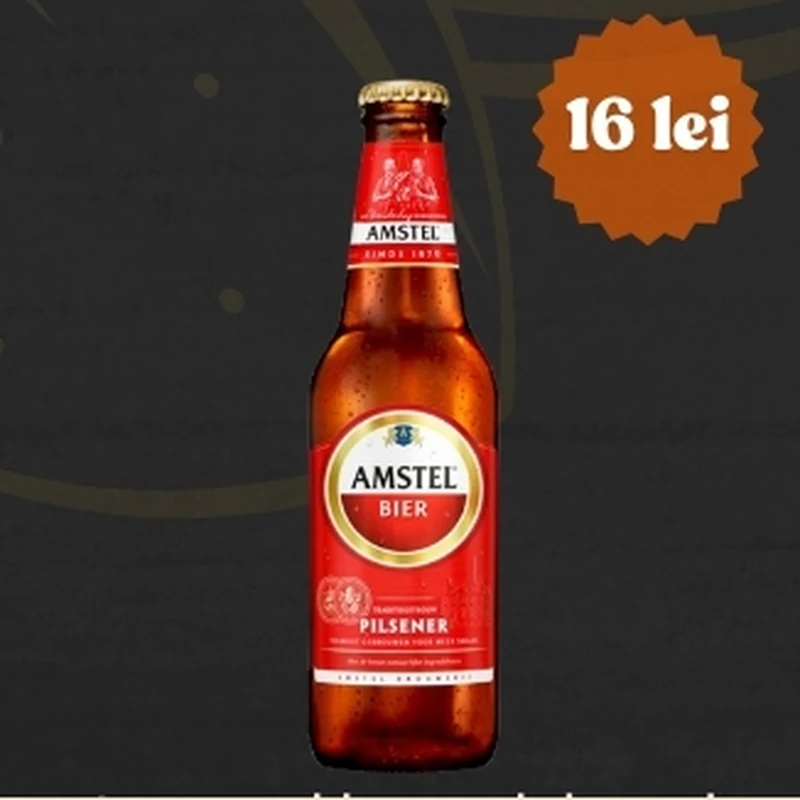 Amstel bere blondă premium