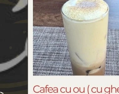 Cafea cu ou (cu gheață)