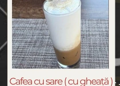 Cafea cu sare (cu gheață)