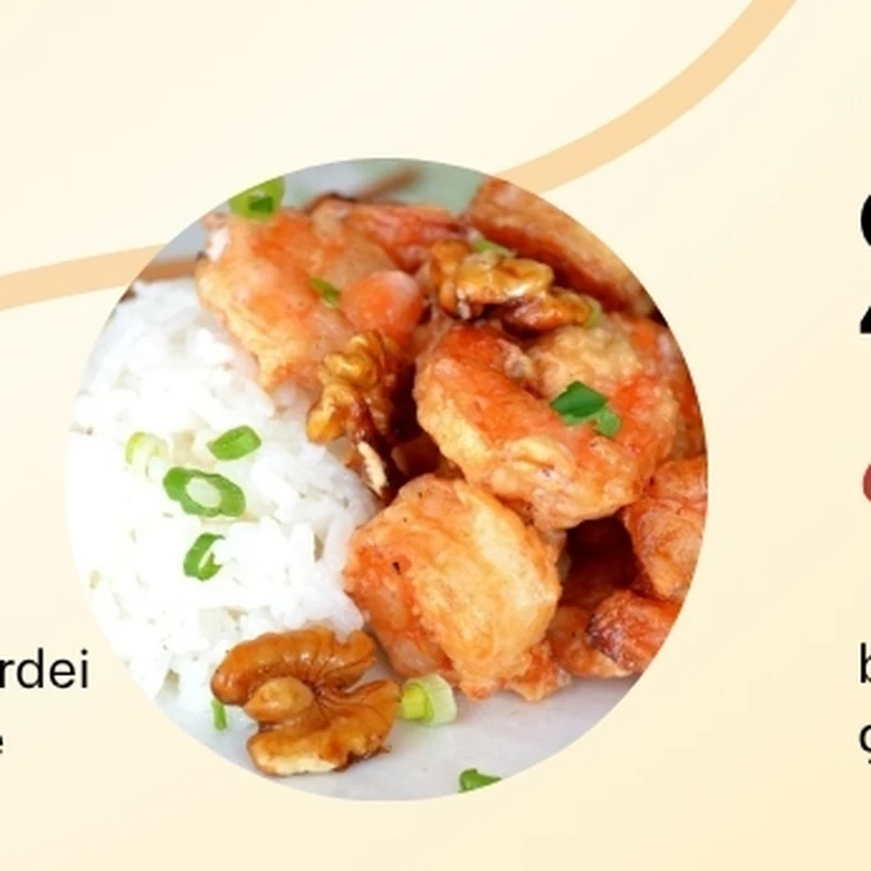 Creveți în sos dulce acrișor