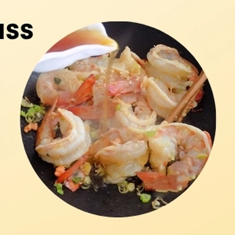 Creveți cu lemongrass și ardei iute