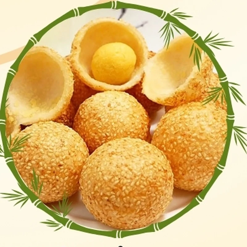 Gogoșele Vietnameze cu susan și taro