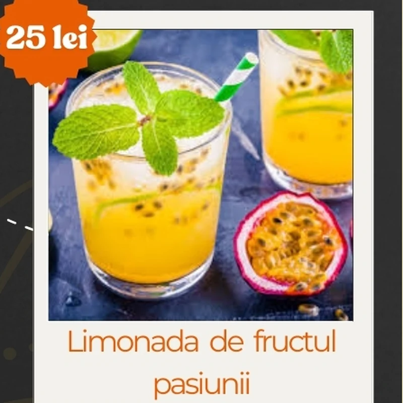 Limonadă de fructul pasiunii