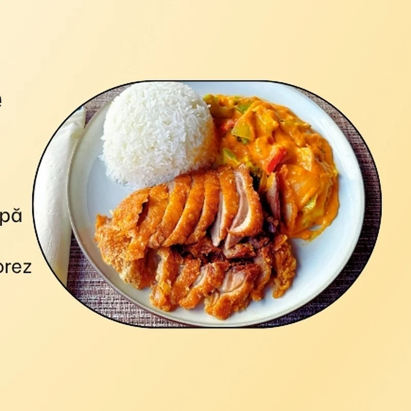 Rață în sos de curry