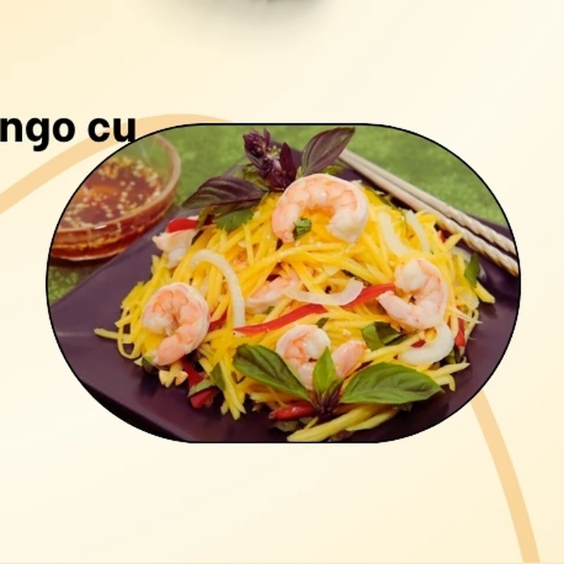 Salată de Mango cu creveți