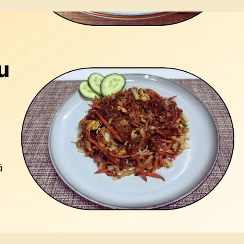 Tăiței transparenți cu legume